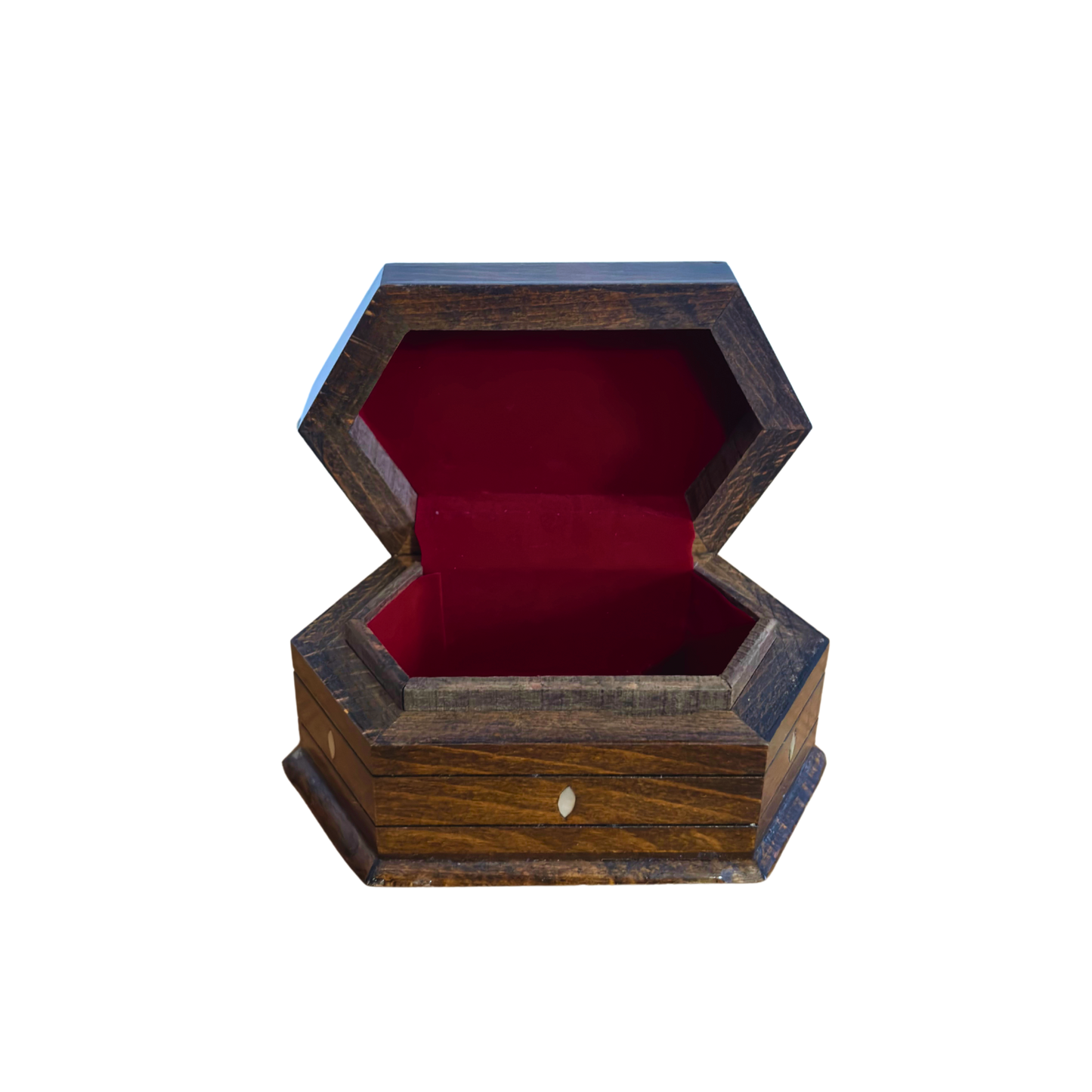 Artisanal Hand-Carved Beechwood Box with Mother of Pearl & Velvet Lining – Timeless Oriental Design