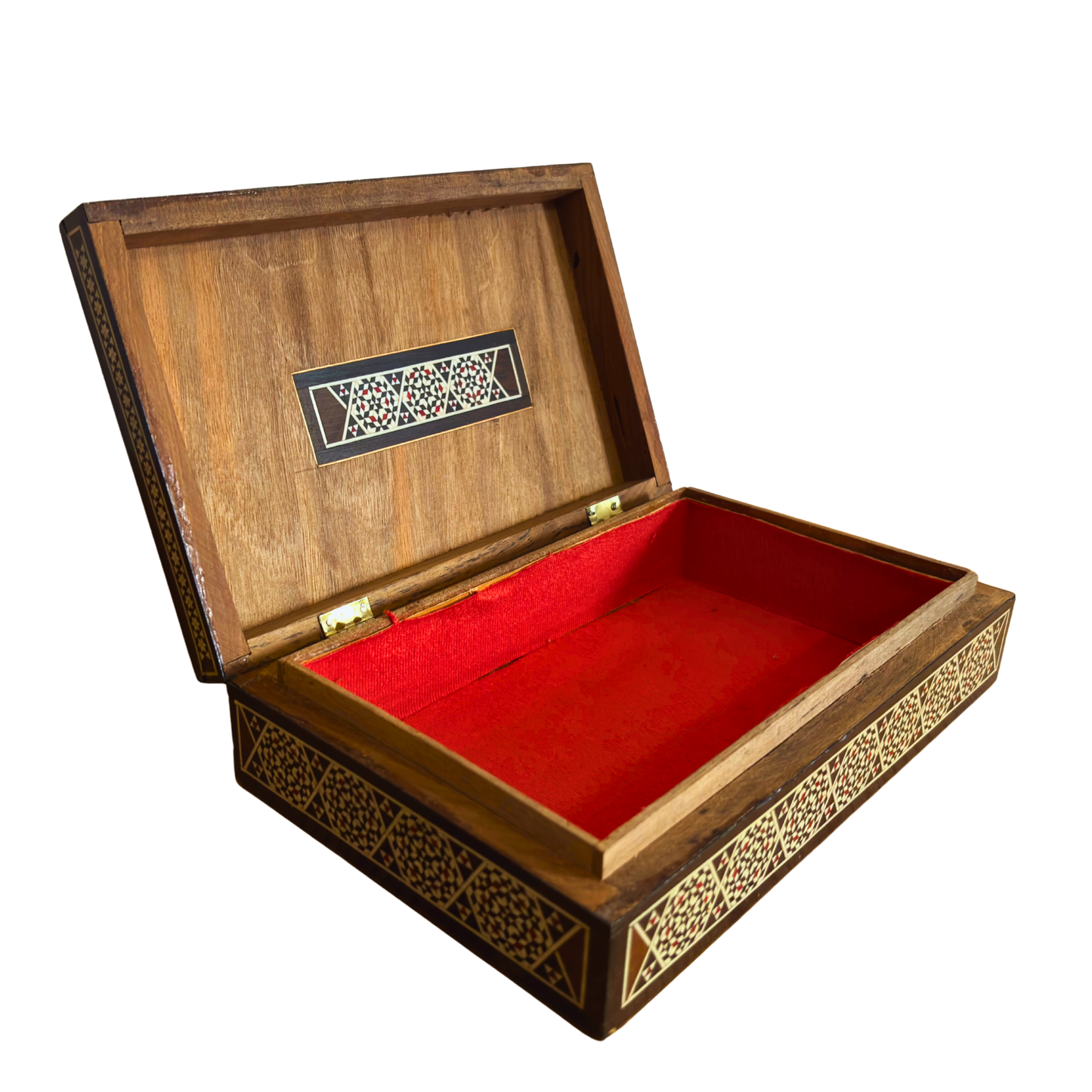 Rare Vintage 1970 Camel Mosaic Box – Handcrafted Damascene Oriental Art with Pearl Inlay