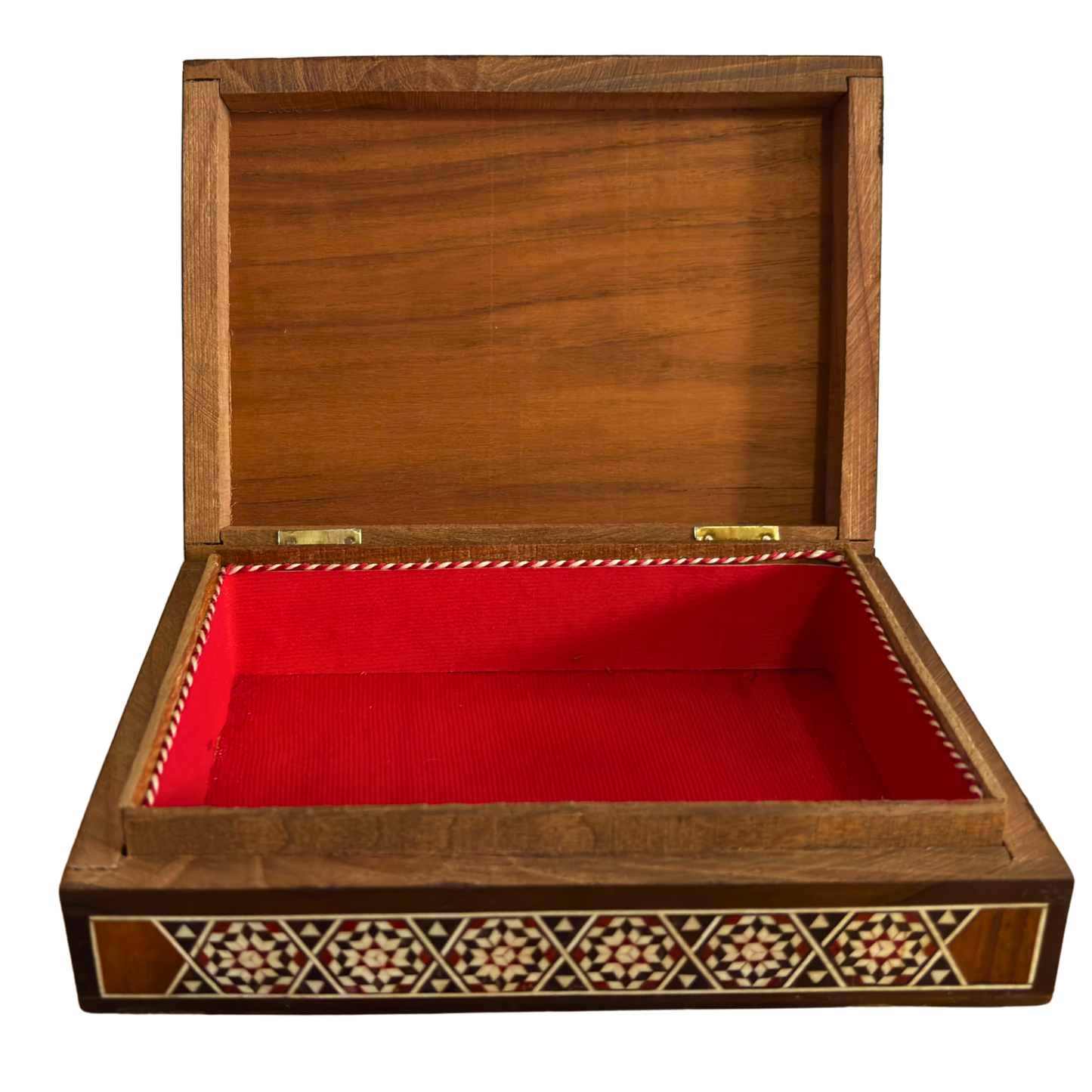 Vintage Camel Mosaic Jewelry Box – 1970 Handcrafted Damascene Art with Pearl Inlay