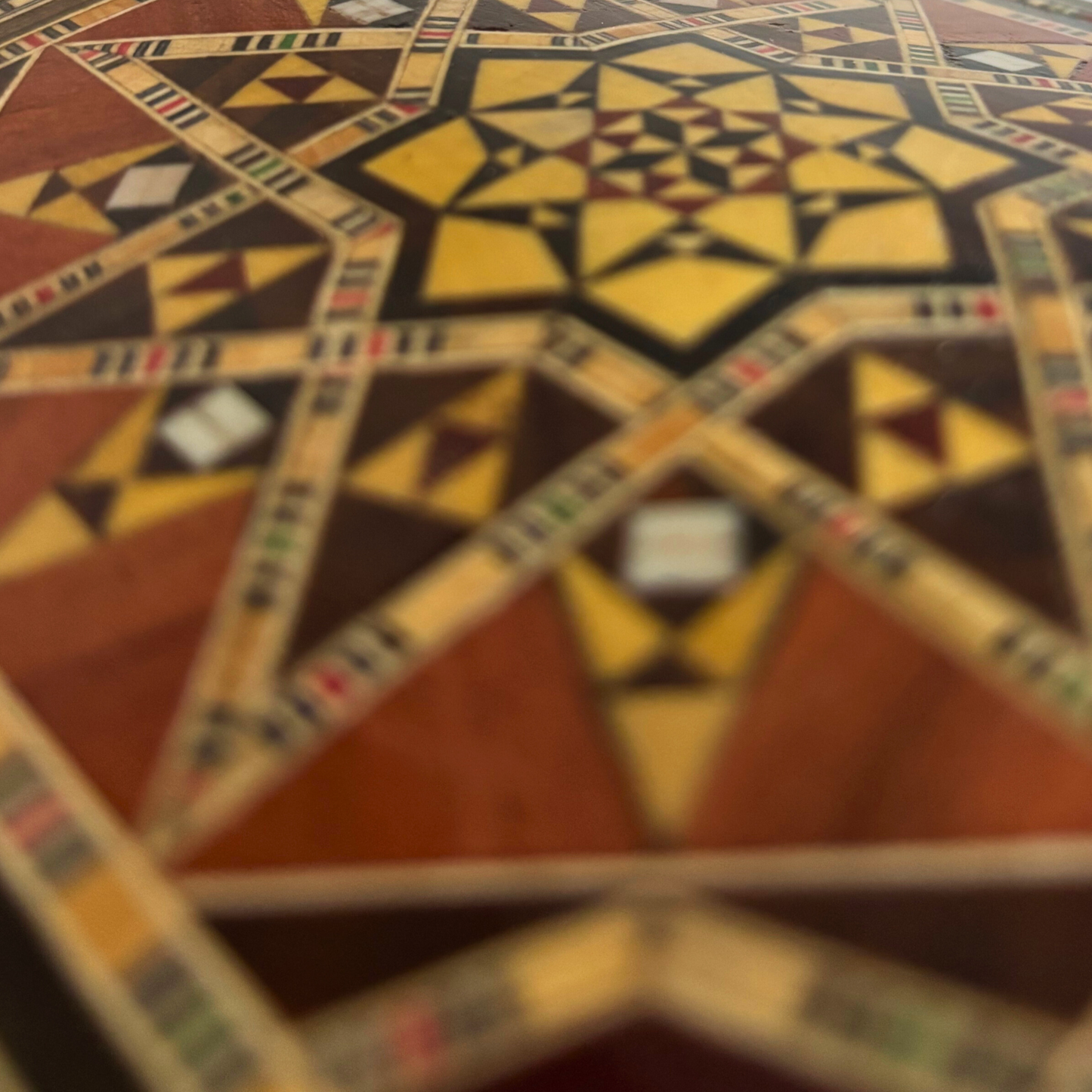 Damascene Mosaic Jewelry Box – Handmade with Mother of Pearl Inlay