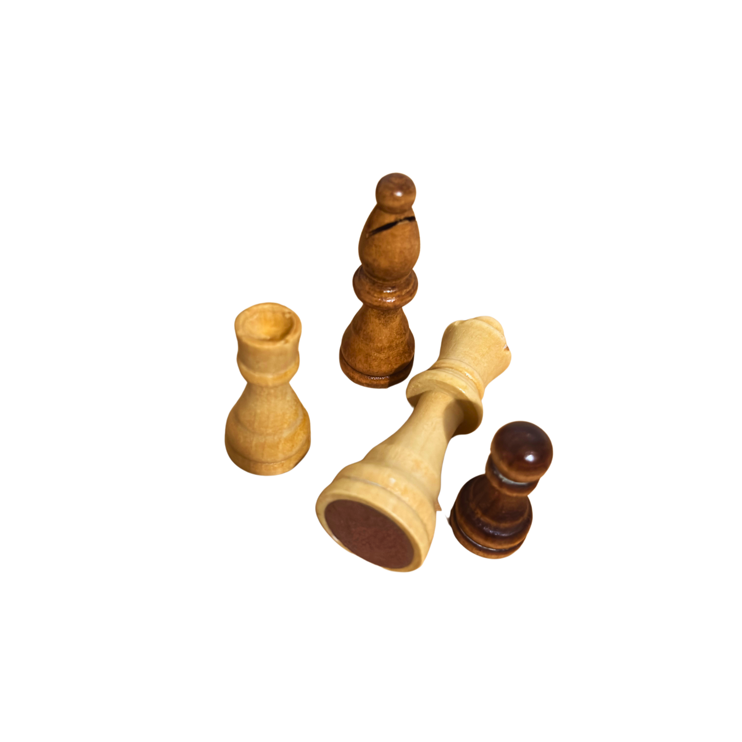 Handcrafted Wooden Chess Pieces Set – Timeless Artisan Craftsmanship