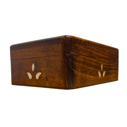 Handcrafted Damascene Luxury Box – Mother of Pearl & Velvet Elegance