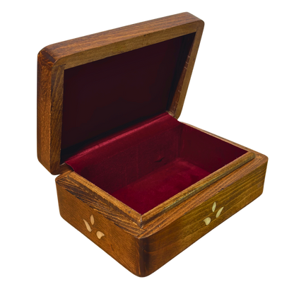 Handcrafted Damascene Luxury Box – Mother of Pearl & Velvet Elegance