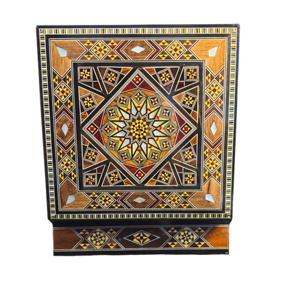 Handcrafted Damascene Mosaic Box – Timeless Elegance & Velvet