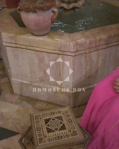 Damaszener Mosaikbox – Handgefertigte Kunst für Schmuck & Andenken